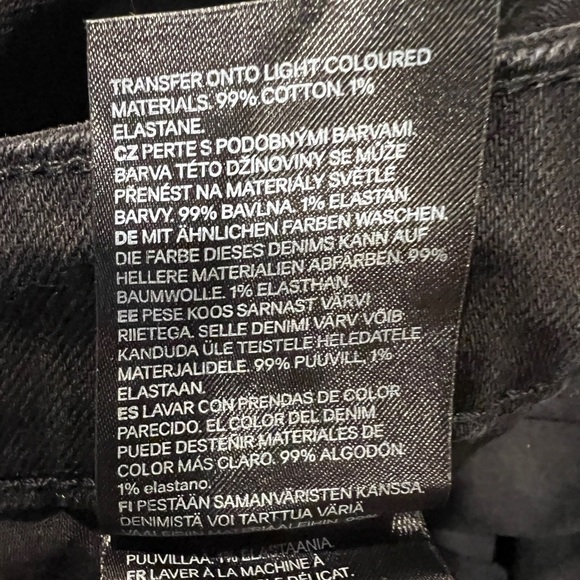 H&M DIVIDED Black Skinny Ankle Jeans Size 10 Women’s - Picture 6 of 6
